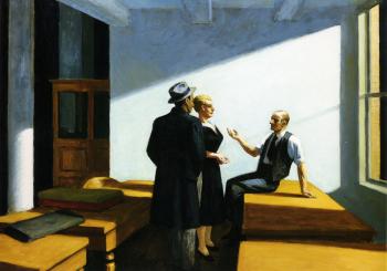 Edward Hopper : Conference At Night